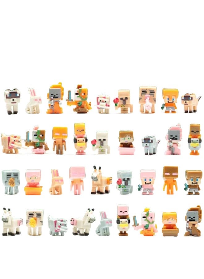 عام 36 ماين كرافت اليدوية ماين كرافت كوليز يخافون من الدمى ، الدمى ، اللعب ، مجسمات صغيرة ، زينة عيد ميلاد