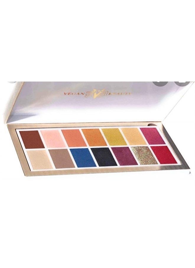 Kat Von D - Edge Of Reality Eyeshadow Palette Holiday 14 Colorful Shades - Image 1