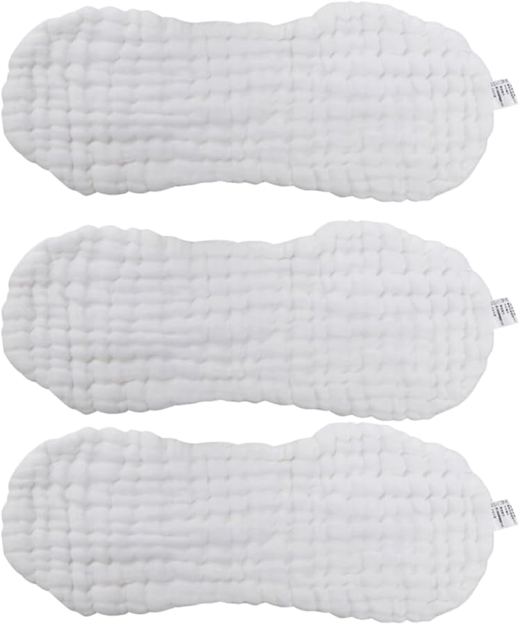 3Pcs Muslin Cotton Newborn Diaper Pad Washable Soft Absorbent Quick Dry Cushion - Image 1