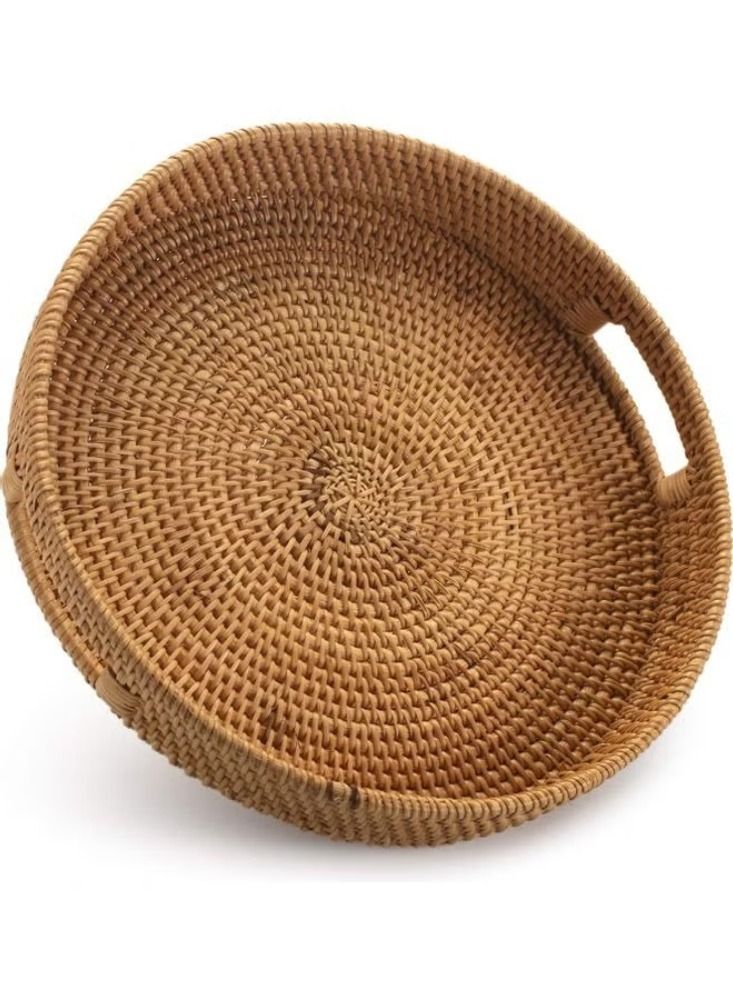 Dream Zone Serving Tray with Handles Brown 36 x 7cm - Image 1