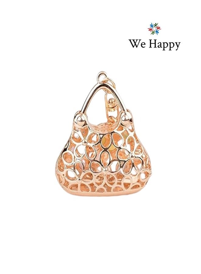We Happy Pack of 4 Hand Bag Shape Key Ring Cute Women Fashion Bag Car Pendant Key chain - Image 5
