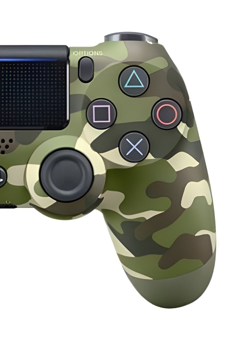 Alyashmac Dualshock 4 Wireless Controller for PS4 (Green Camouflage) - Image 3