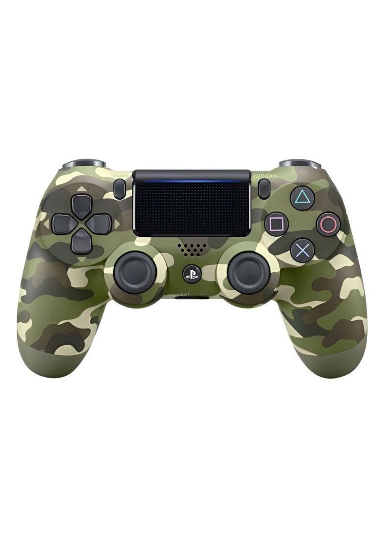 Alyashmac Dualshock 4 Wireless Controller for PS4 (Green Camouflage) - Image 1