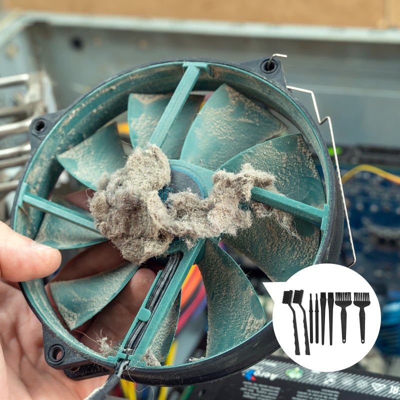 8Pcs Computer Cleaning Laptop Keyboard Digital Product Anti Static Brush - Image 3