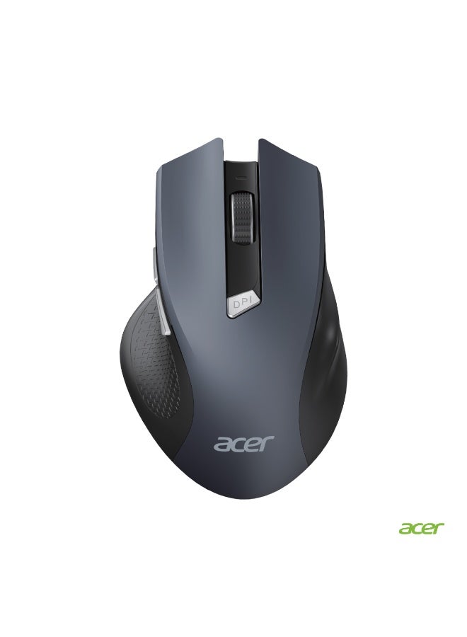 Acer Wireless Mouse - 2.4GHz USB Receiver, 1600 DPI Adjustable, 6 Buttons, Ergonomic Design for PC/Laptop/Desktop - Black black - Image 1