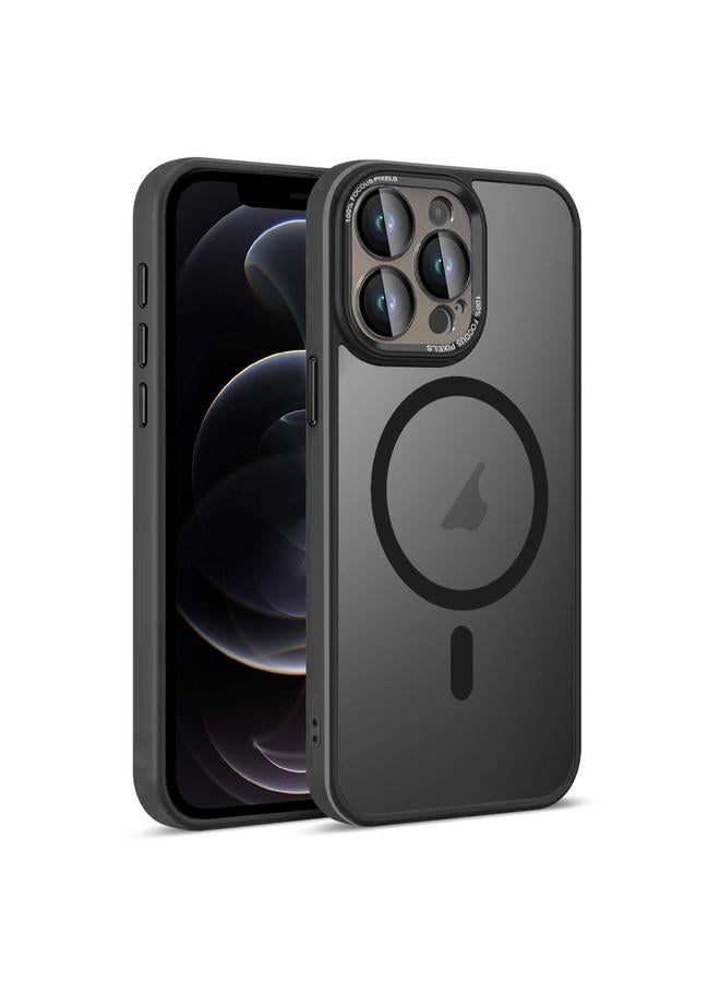 Zaboon Case For iPhone 12 Pro Colorful Armor Lens Film Translucent Skin Feel MagSafe Phone Case - Image 1