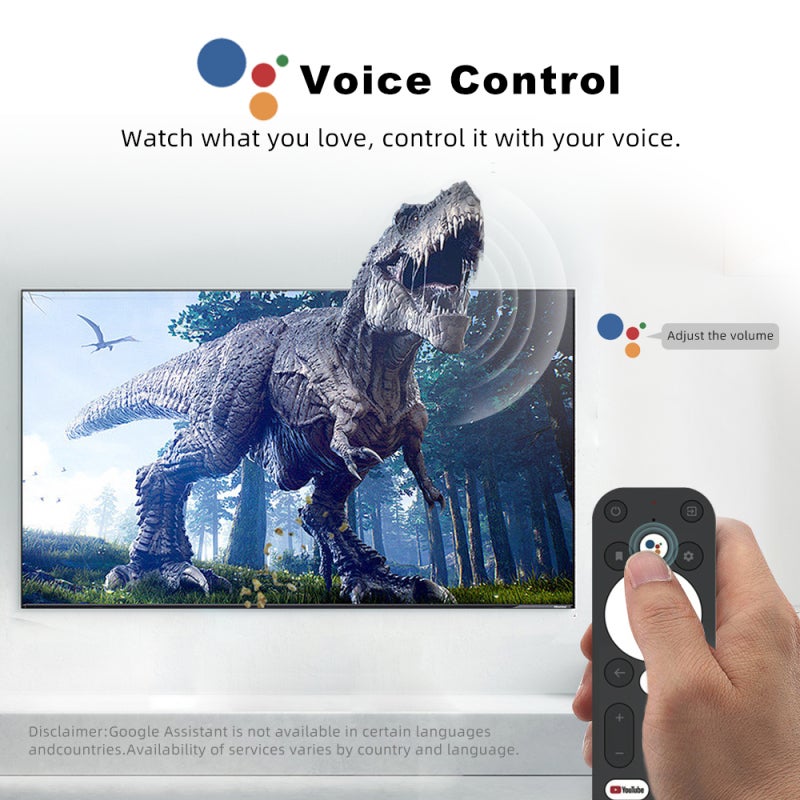 جهاز بث Google TV بدقة 4K مزود بشريحة Amlogic S905Y4 منخفضة الطاقة - كروم كاست مدمج بنظام أندرويد 11 للترفيه المنزلي - Image 3