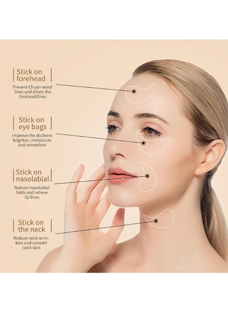 Zozu Pack Of 2 Smooth Eye Mask | Contains Gold | Smooth And Moisturizing Eye Patches For Dark Circles | Collagen Eye Bag Patches Removal Stickers | Hydrating Skincare| 30 Pairs X 2  - Image 4
