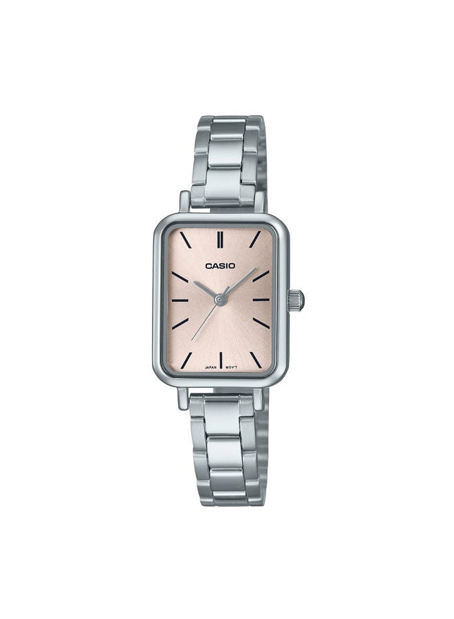 كاسيو ساعة يد من  ستانلس ستيل بعقارب LTP-V009D-4EUDF - Image 1