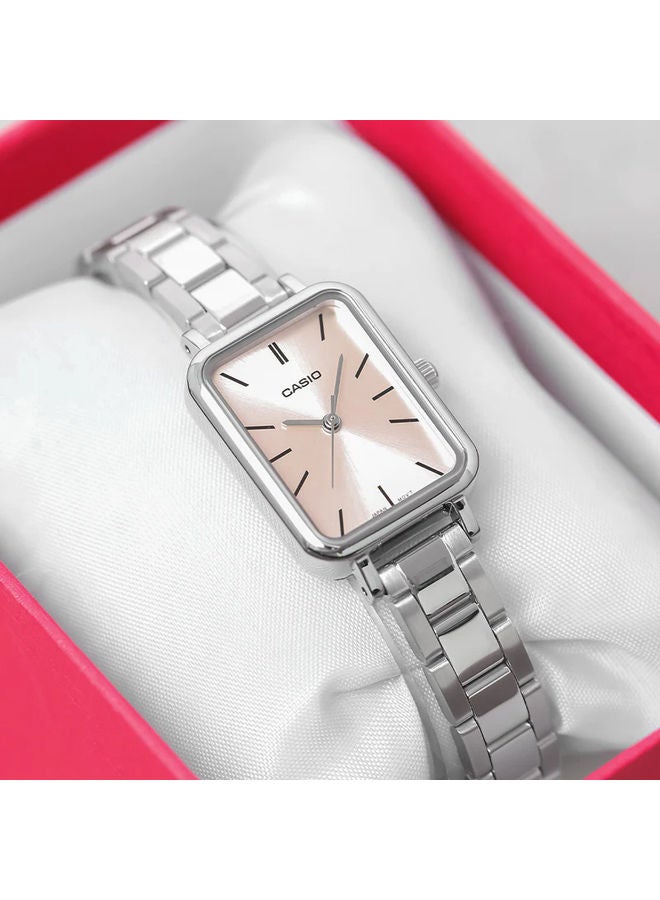 كاسيو ساعة يد من  ستانلس ستيل بعقارب LTP-V009D-4EUDF - Image 2