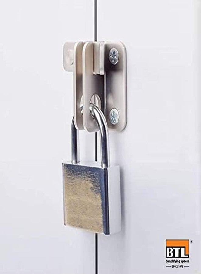 BTL Stainless Steel 4mm Thickness Gate Latch Right Door Padlock Latch Safety Door Lock with Padlock Hole (BDF-PL-3R) - Image 5