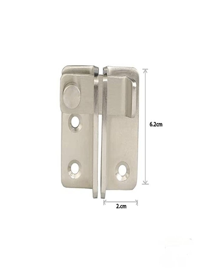 BTL Stainless Steel 4mm Thickness Gate Latch Right Door Padlock Latch Safety Door Lock with Padlock Hole (BDF-PL-3R) - Image 3