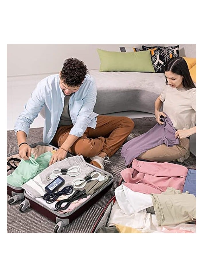 Promass 6 Inch Black Cable Ties (100PCS) - Reusable Wire Organizers for Cord Management - Adjustable and Durable Cable Wraps for Home and Office Electronics - Image 2