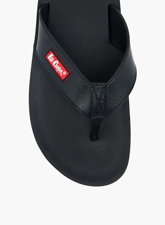 Lee Cooper Men Logo Applique Flip Flops - Image 3