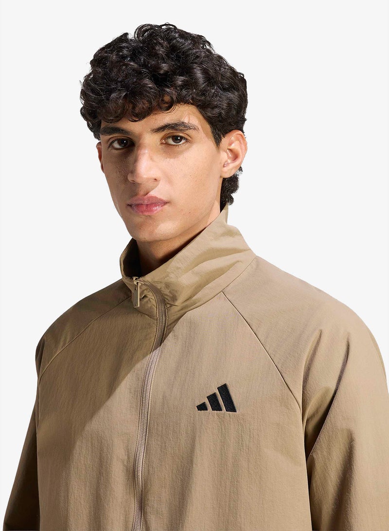 اديداس جاكيت واقٍ من الرياح بشعار أساسي صغير - Image 3