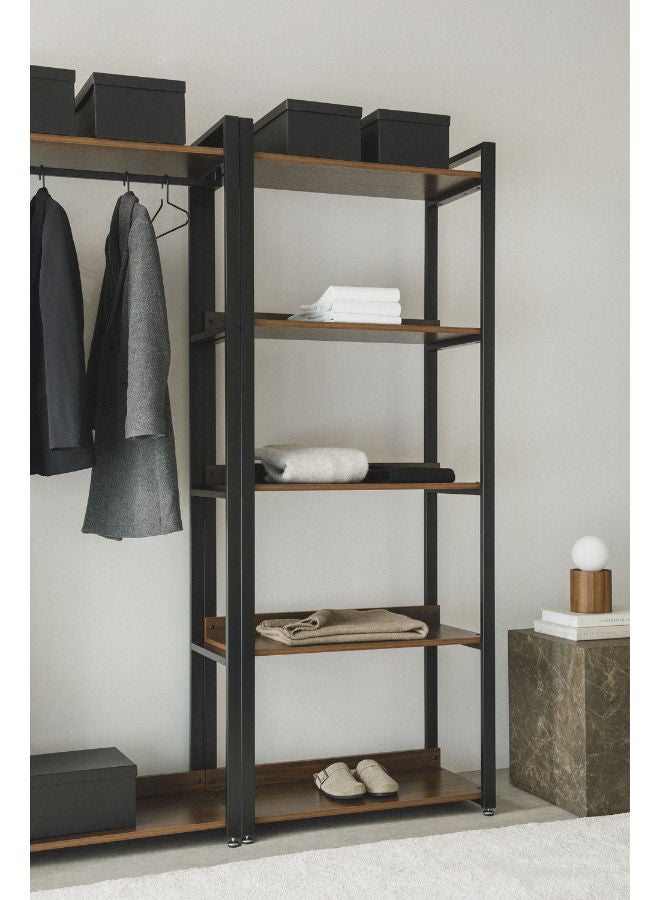 Vinchi Furniture Vinchi Urban steel and wood shelf - Brown - Image 1
