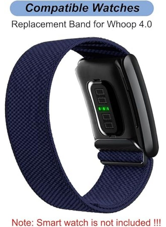 TraMx Bands for Whoop 4.0 - Replacement Nylon Knit Watch Strap Wristband with U-shaped Metal Frame Fitness & Activity Tracker Accessories - Image 3