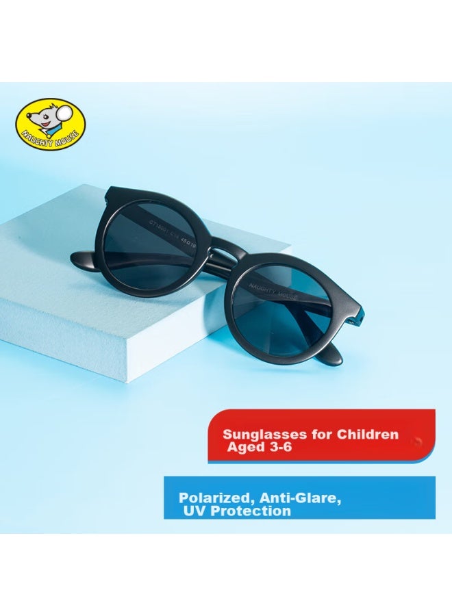Naughty Mouse Wanpimao [ages 3-6] Children's Polarized Sunglasses, Eyeglasses, Sunglasses, Sun Protection, Cute Style For Boys And Girls, Shaping, Uv Protection - Image 1
