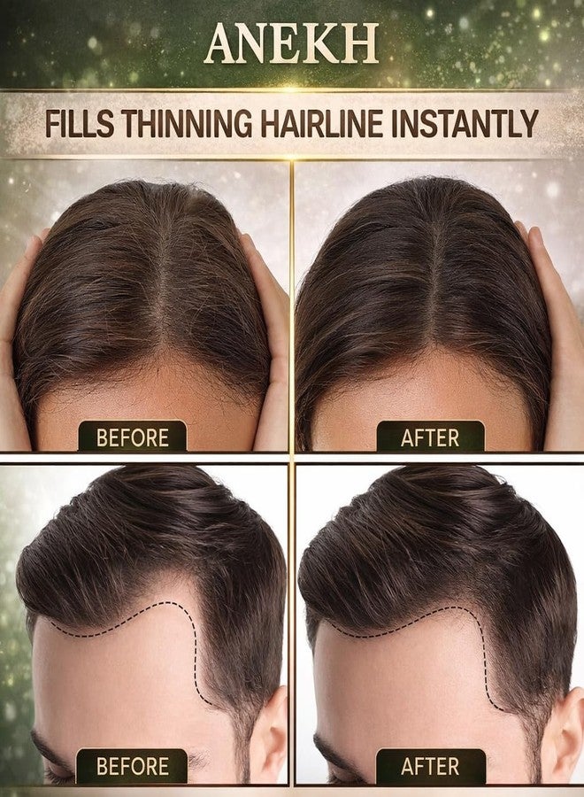 Anekh Instant Natural Hairline Colour Touch-Up Powder for Women & Men - Brown | Hair Shading Sponge Pen | Hairline Powder Stick for Women, Hair Shadow, Quick Hair Root Touch-Up Stick & Hairline Concealer 1 Pc (Brown) - Image 2