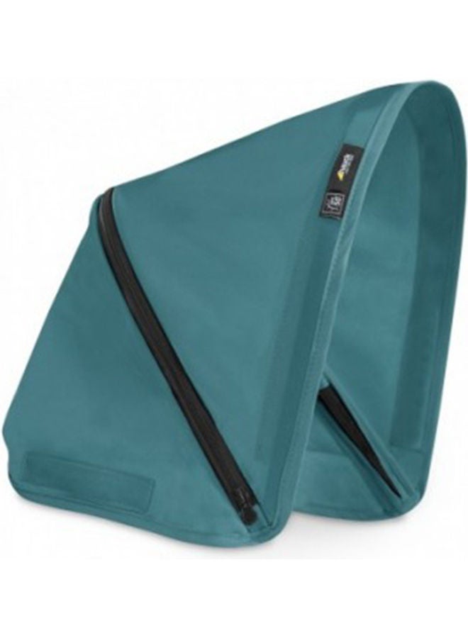 hauck Sun Canopy For Pushchair Swift X, Upf 50 +, 3 Zones With Ventilation Outlets, Individual Summer Look, Easy To Install, Petrol - Image 1