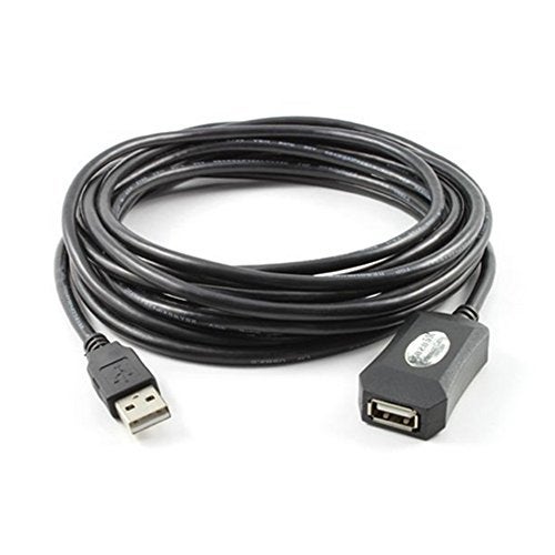 TECHTOO USB 2.0 Extension Cable 16 FT USB Active Repeater Cord Type A Male to A Female with Built-in Signal Booster Chips - Image 1