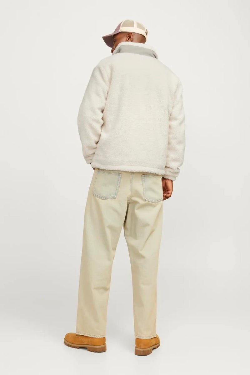 Jack Jones Men's Jorvesterbro Teddy Coat - White - Image 3