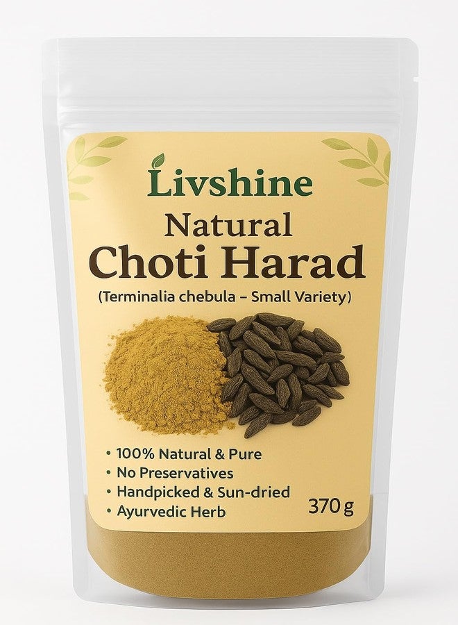 Livshine Premium Choti Harad 370 Grams | Pure, Sun-Dried & Handpicked | Ayurvedic Remedy for Digestion & Detox - Image 2