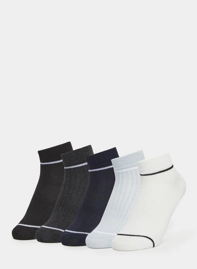 Styli Pack of 5 - Striped Crew Socks