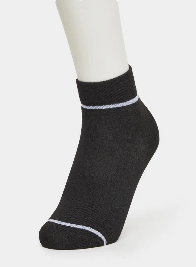 Styli  Pack of 5 - Striped Crew Socks for Men | Best Price UAE