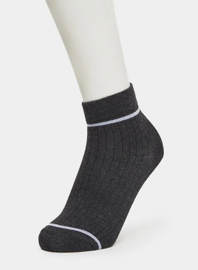 Styli Pack of 5 - Striped Crew Socks