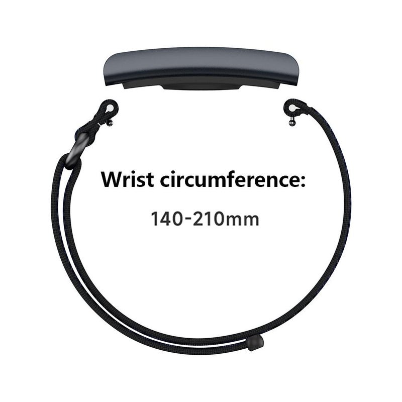 erorex For Amazfit Helio Strap Metal Ring Two Sections Nylon Hook And Loop Fastener Watch Band(Sea Shell) - Image 5