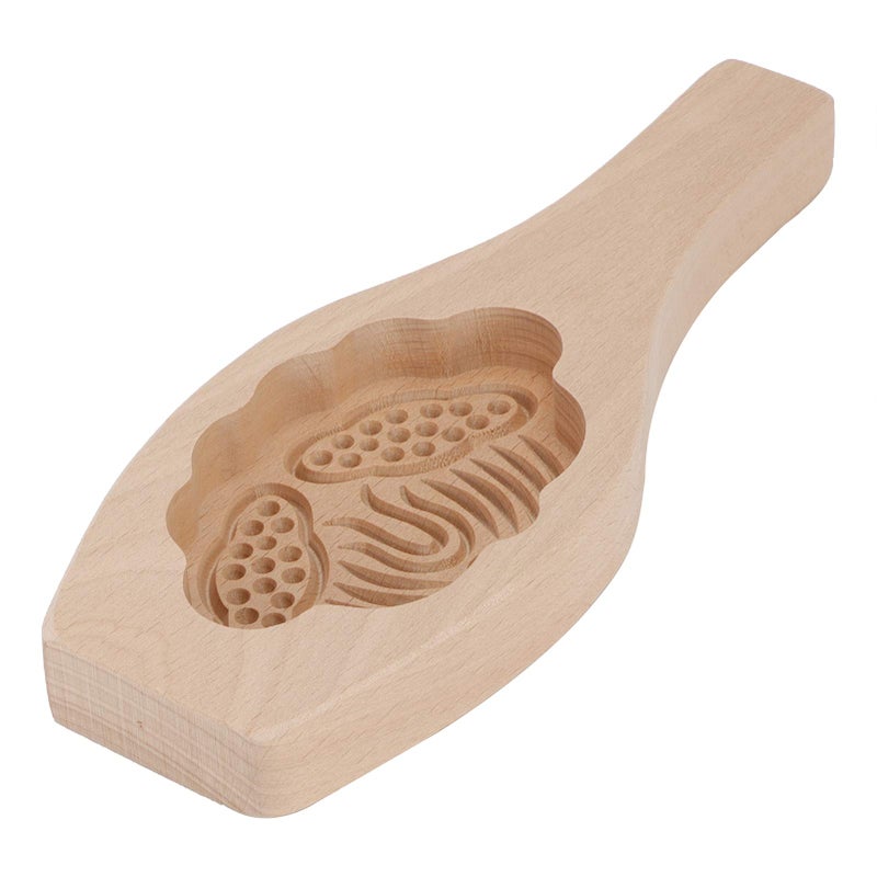 Lotus Pod Mooncake Mold Wooden Baking Tool For Cookies Cakes And Candies - Image 5