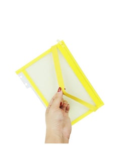 Discbound Notebook Elastic Band Pen Holder, Junior Size Disc Bound Planner Cover Mesh Pencil Case Bag, Zipper Pouch For Pens Cards Stickers School Supplies (5.5Inx8.5In, Yellow) - pzsku/Z70F122DC341795294E74Z/45/_/1735214531/153412a6-c8b7-4db0-b070-8c42ca15635a