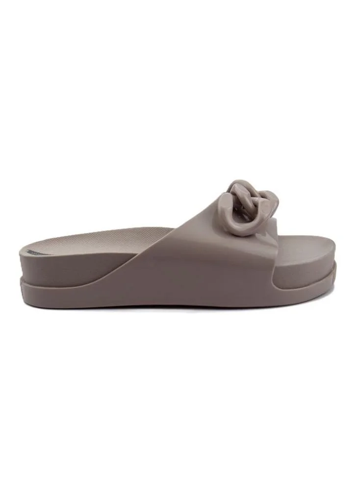 Voices Slide Soul Corrente Women'S Anti Slip Sole  With Chain Design Sandals - Beige
