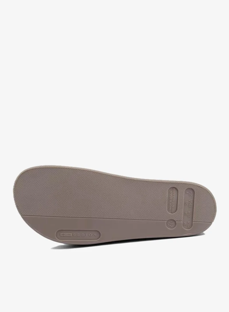 Voices Beige-Beige-Beige Slide Soul Corrente Women'S Anti Slip Sole  With Chain Design Sandals - Beige for Women | Best Price UAE