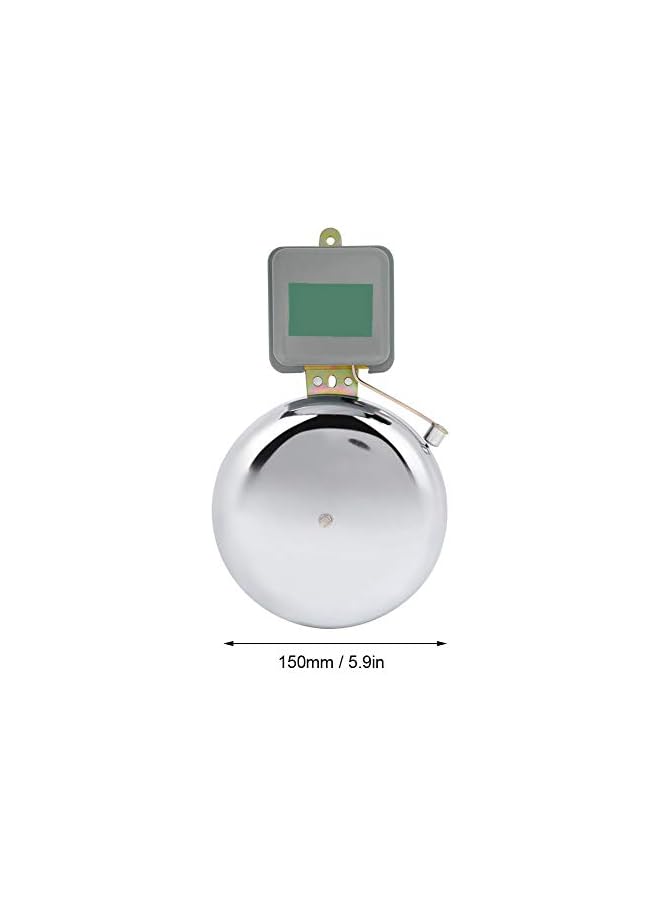 erorex Electric Stainless Steel School NonSparking External Beat Type Factory Warehouse Break Alarm 150mm AC220V - Image 2