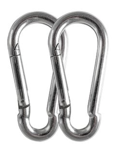 Durable 3.5" grommets and weight capacity of each clip is 660 lbs. Attached with strong rubber compression hook, anti-rust for hammock, swing chair bags, gym 2pcs