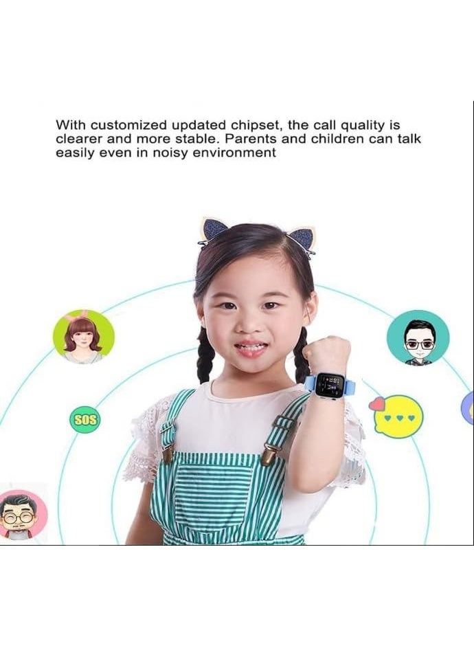 سمارت 2030 ساعة ذكية للأطفال Smart 2030 C005 - تدعم شريحة SIM، مزودة بكاميرا، دردشة صوتية، مكالمة طوارئ SOS، عداد خطوات، وشاشة لمس، متوافقة مع نظامي Android و iOS - Image 2