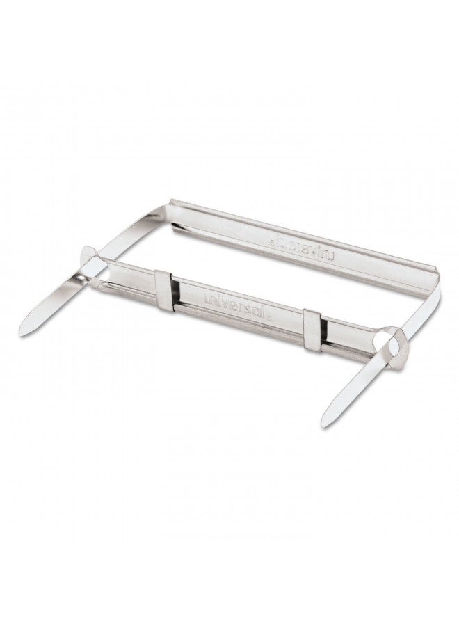 UNIVERSAL Universal UNV81002 Complete Two-Piece Paper File Fasteners 2 in. Capacity (50/Box) - Image 1
