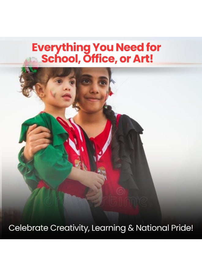 Stationery Set – 6-Piece Writing and Drawing Kit for Kids and Adults, Durable & Lightweight, Perfect for Schools, Offices & Celebrations (27×26×3 cm, 282 g) - Image 3