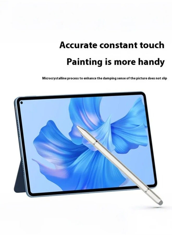 TSYO 3-in-1 touch screen capacitive pen, universal touch pen for iPad tablets and smartphones, suitable for Apple, Huawei, Xiaomi drawing pens, white - Image 3