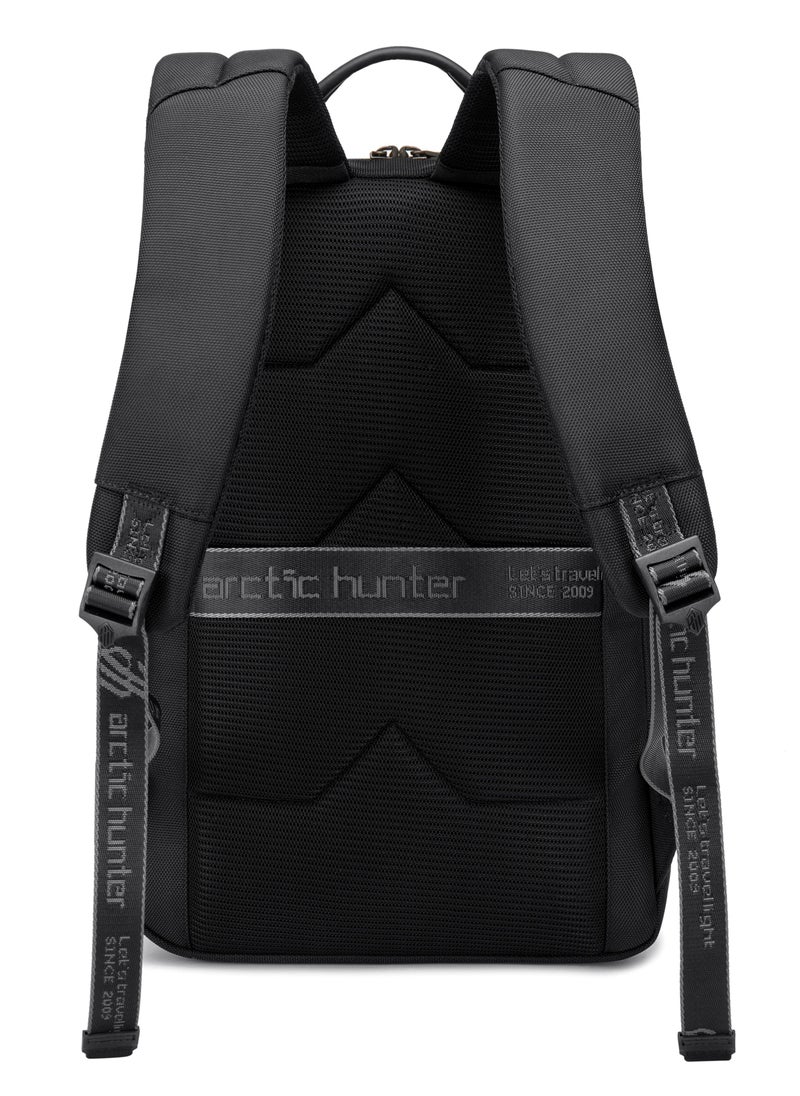 Laptop Travel Backpack with Tablet Compartment Business Backpack Adjustable Strap Lightweight Wear-resistant Office Backpack B00410 Black - pzsku/Z70F18F0AE6C1A2DAA771Z/45/_/1694162145/a9ffdd82-d769-4a18-9aa4-58b80c37f189