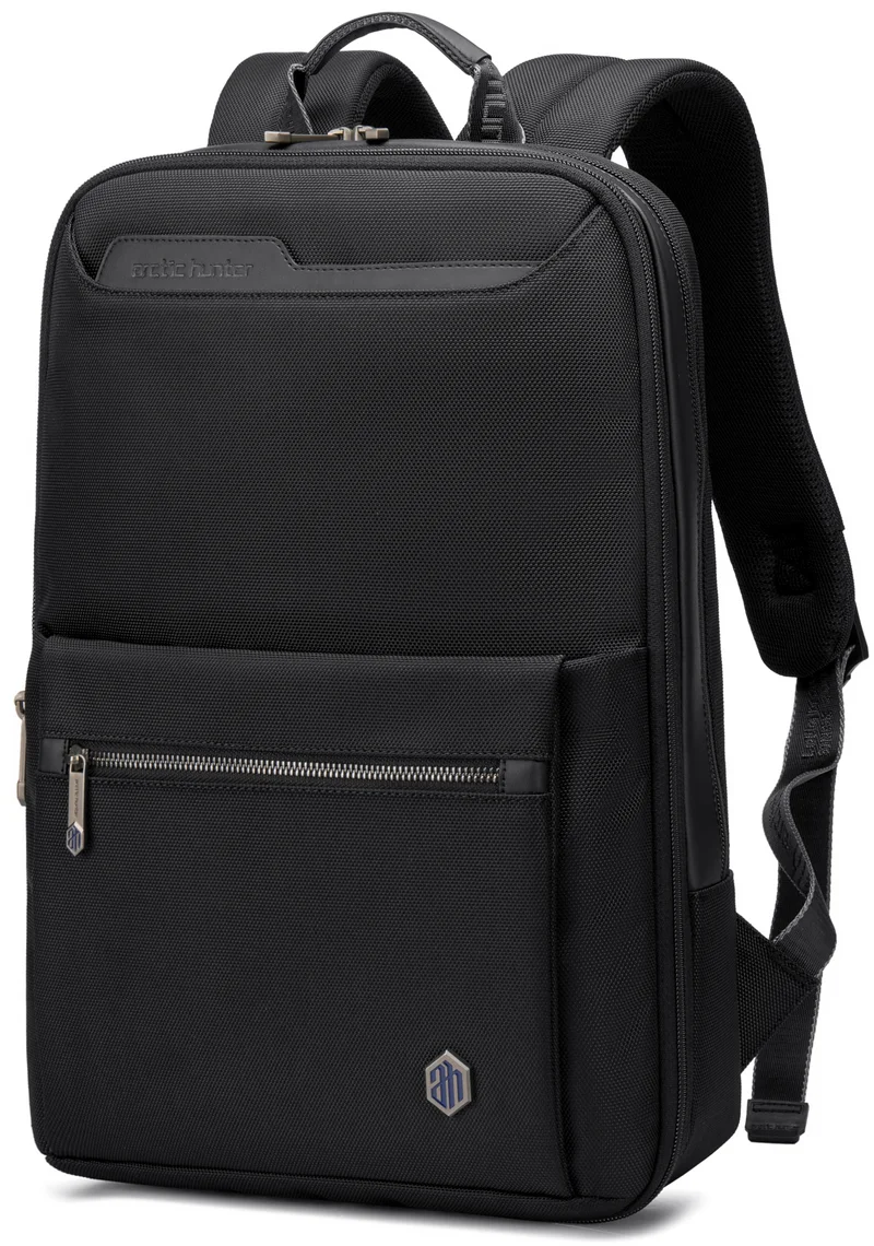 Arctic Hunter Business Laptop Backpack for Men and Women 15-inch Expandable Shoulder bag for School College Office and Travel, B00410, Black