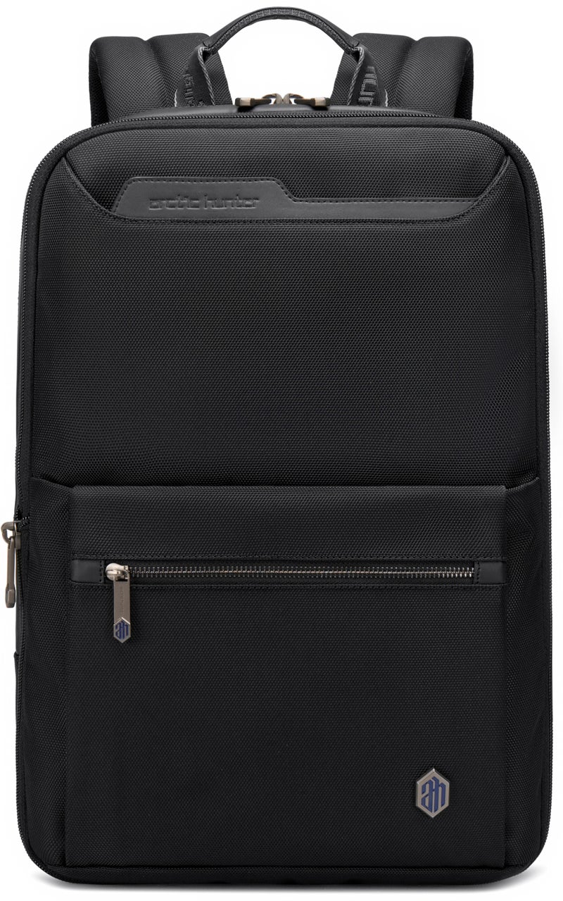 ARCTIC HUNTER Business Laptop Backpack for Men and Women 15-inch Expandable Shoulder bag for School College Office and Travel, B00410, Black - Image 3