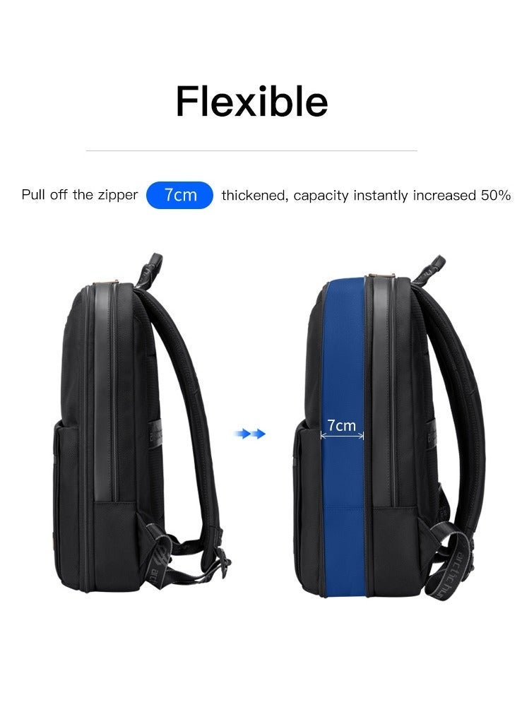 ARCTIC HUNTER Business Laptop Backpack for Men and Women 15-inch Expandable Shoulder bag for School College Office and Travel, B00410, Black - Image 5