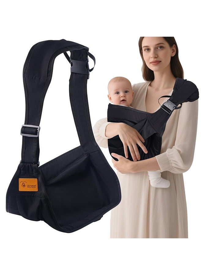 Baby Carrier, Portable Toddler Sling Adjustable Baby Sling Carriers from Newborn Baby Wrap Carrier, Comfortable Portable Breathable Carrier Wrap for Newborn, Infant, Toddler, 0-36 Months - Image 1