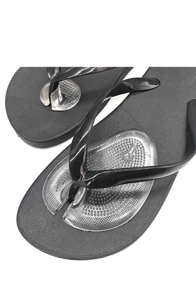 Gel Metatarsal Pads for Sandals Flip-Flops, 2Pairs Forefoot Cushion Inserts, Ball of Foot Grip Pads for Metatarsal Support and Pain Relief, Anti-Slip