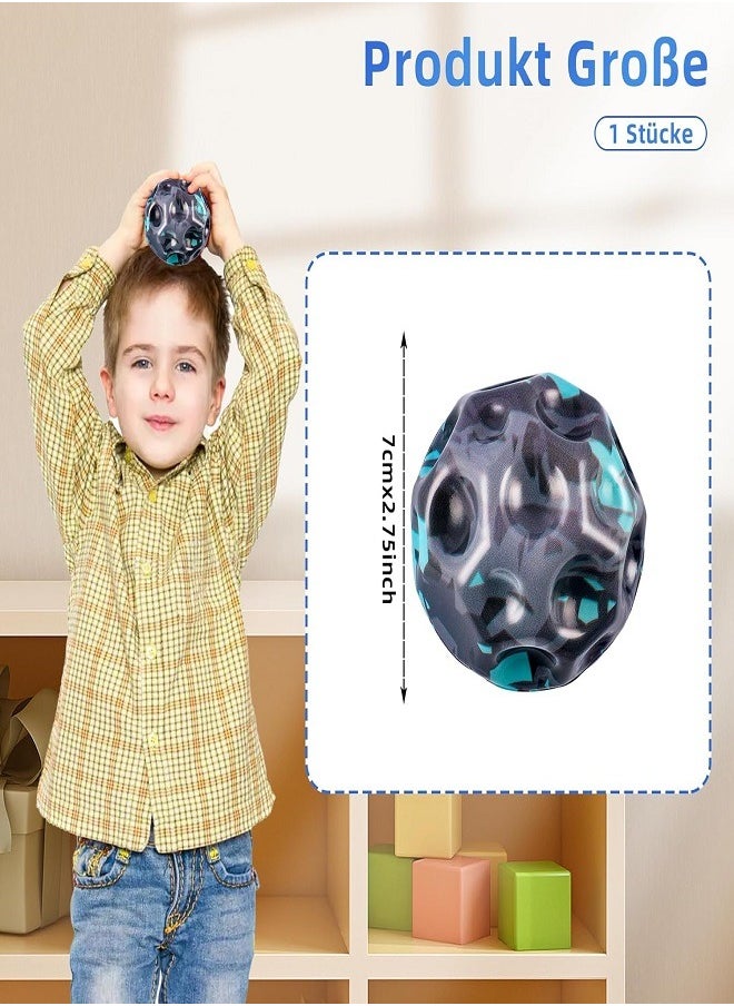7cm Diameter Astro Rubber High Bounce Jumping Ball for Kids by Bayvoli  - Image 2