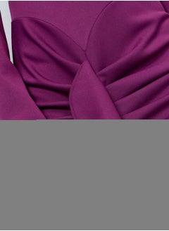 Styli Ruffle Panel Bell Sleeve Bodycon Maxi Dress  - Image 3