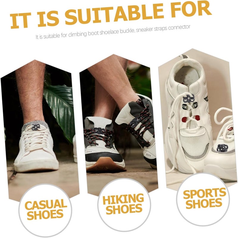 30pcs Shoes Lace Buckle Shoelace Fixation for Sneakers Boys and Girls Adults - Image 2
